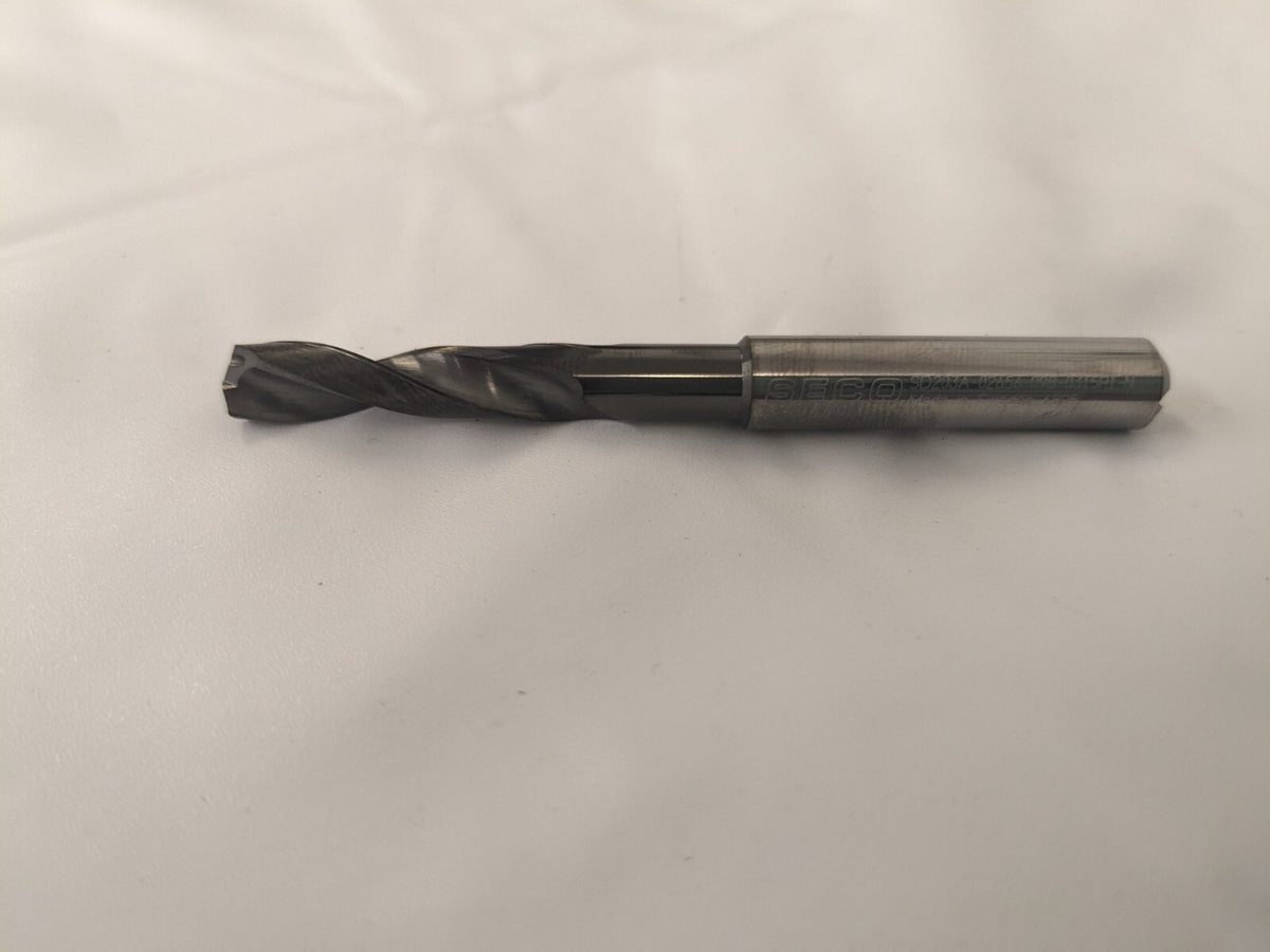 SECO Screw Machine Length Drill Bit: 17/64" Dia, 140 ° Point 02691564