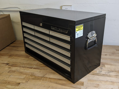 Pro Source Top Chest Tool Box 9 Drawer 26 x 18 x 16 Steel Black