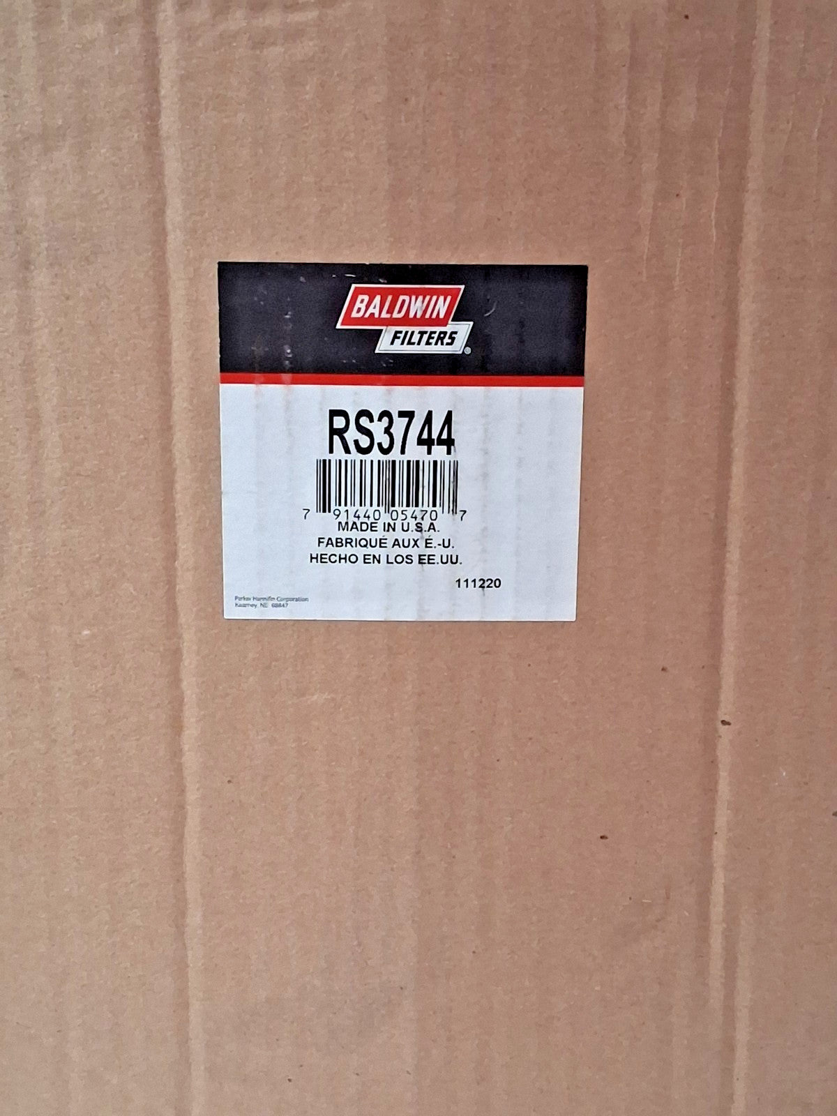 Baldwin Radial Seal Outer Air Filter 10-31/32" DIA 20-9/16" OAL  RS374