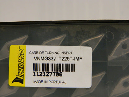 Interstate Carbide Turning Carbide Insert VNMG332 IT225T-IMF Qty 10 112127706