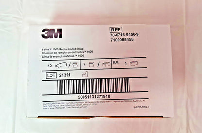 3M Elastic Eyeglass Straps Black Solus 1000 Series Safety QTY 10 7100085458