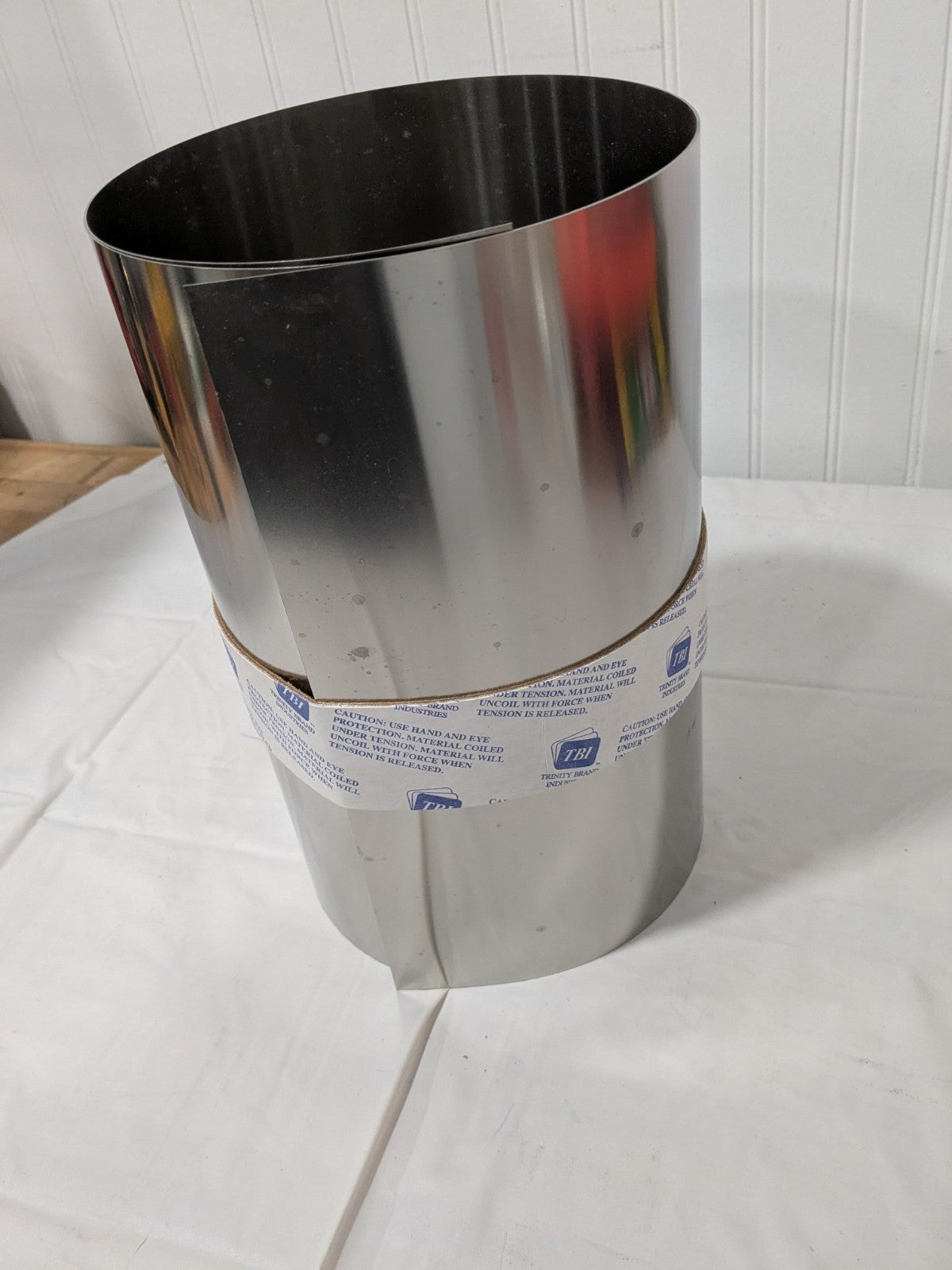 Trinity Metal Shim Stock: Roll, 0.0200" Thick, 50" L, 12" W, 302 SS M-SW-20