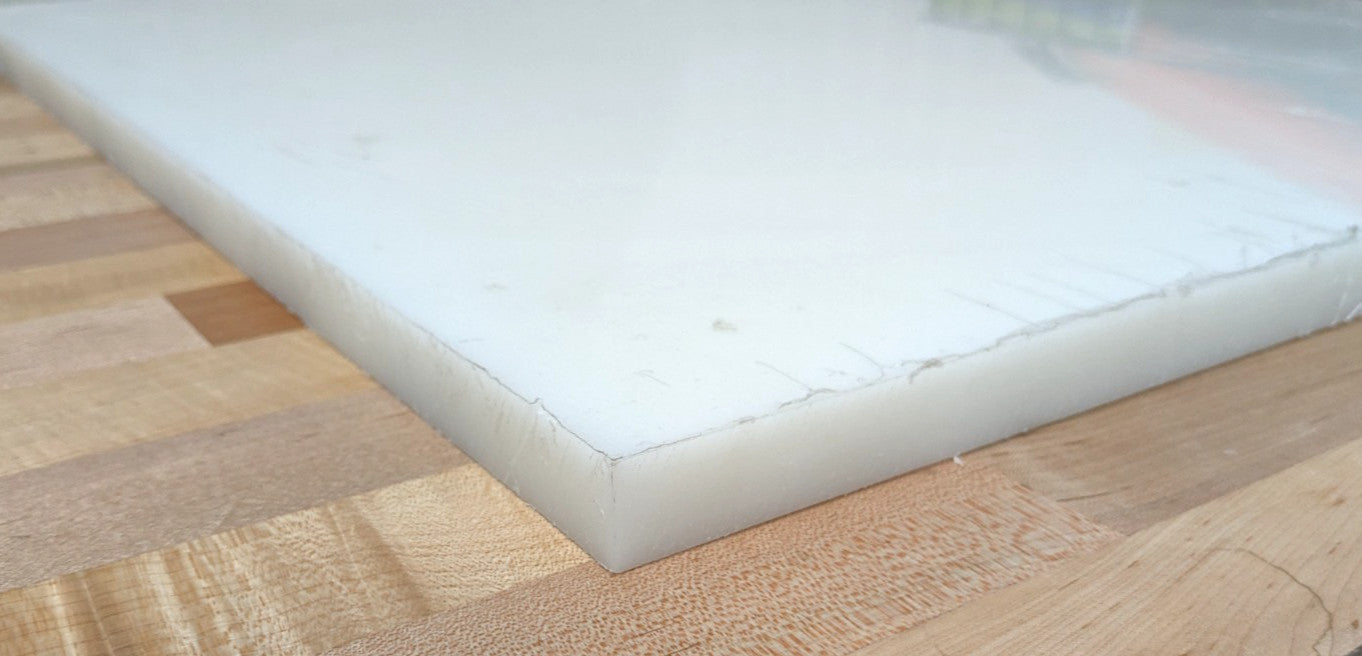 USA INDUSTRIALS  Polypropylene Sheet  3/4" x 24" x 24"  White  BULK-PS-PP-591