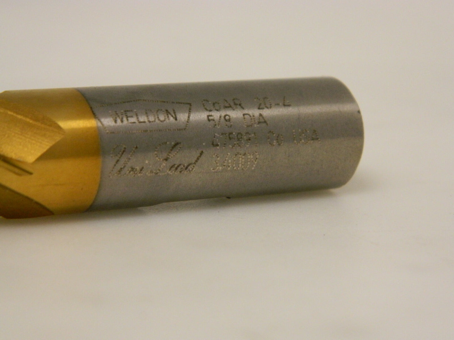 Weldon Ball End Mill 5/8" x 5/8" x 1-5/8" x 3-7/8" 4F HSCo R
