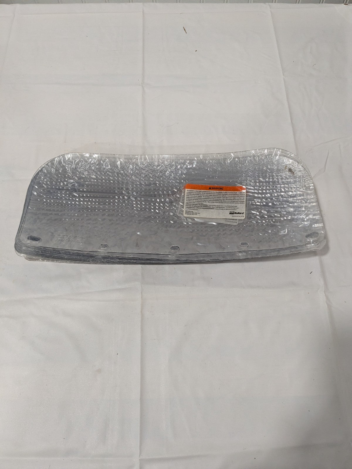 BULLARD Face Shield Clear 8" High 0.04" Thick Pack of 15 Model 640