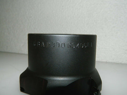 Mitsubishi Index Face Mill Cutter 1-1/2" Bore x 4" Diam 6 Inserts BAP3