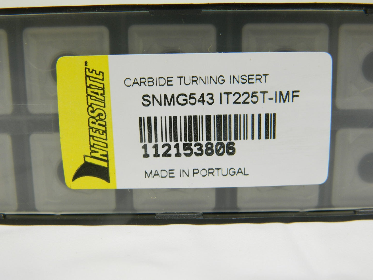 Interstate Carbide Turning Insert SNMG543 IT225T IMF Qty 10 112153806