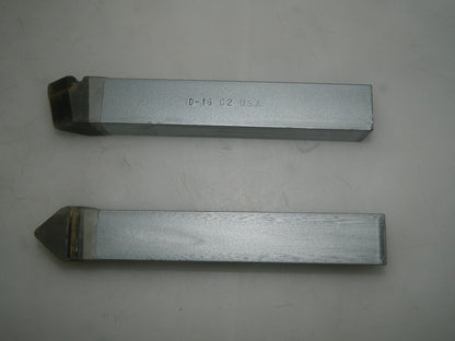 Interstate 1 x 1" Shank, Pointed Nose Single Point Tool Bit  QTY 2 02626646