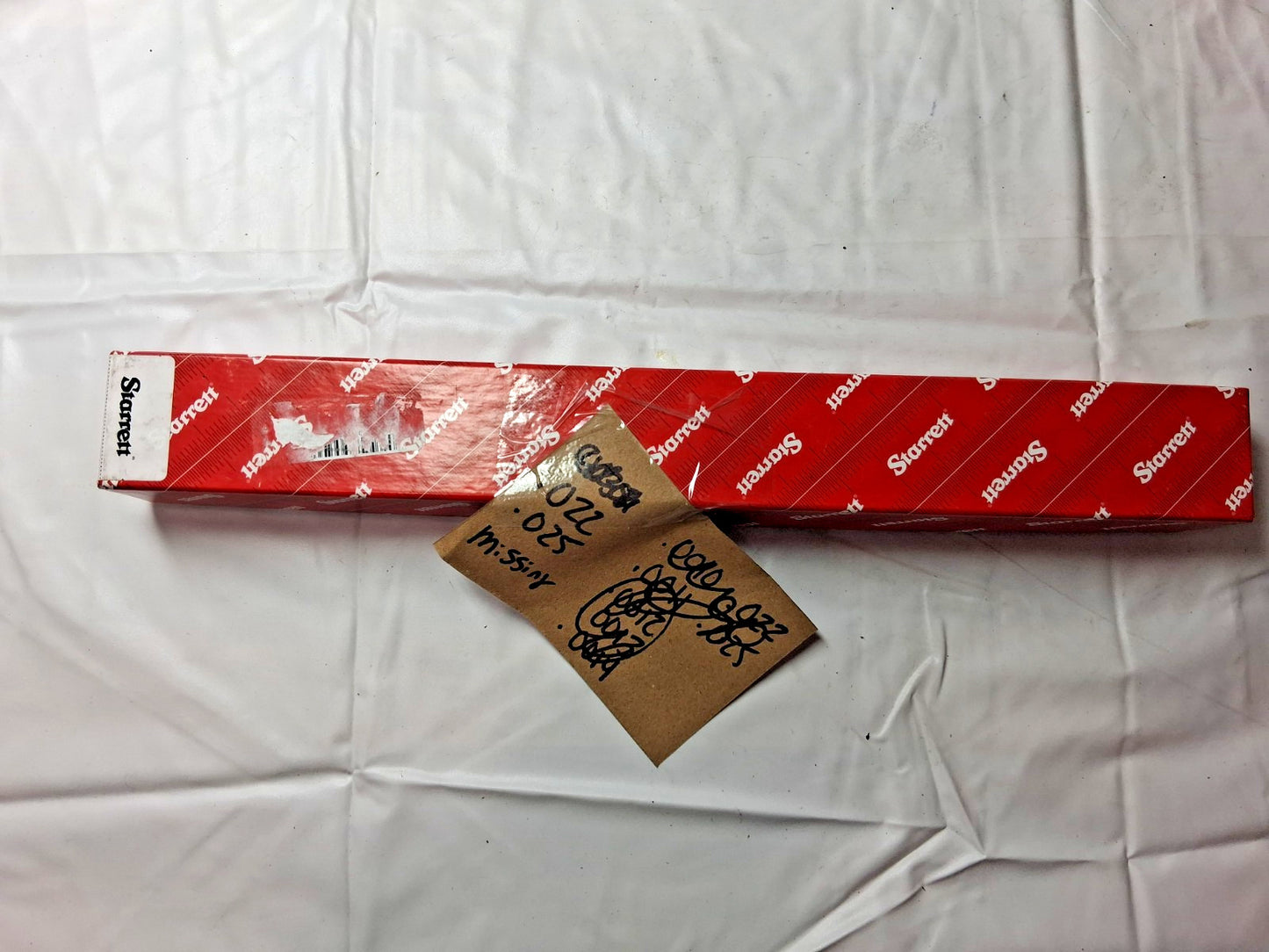 Starrett 30PCS Feeler Gage INCOMPLETE Set 0.001-0.03" Missing .022&.025 63274