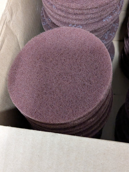 3M Deburring Disc: 5" Dia, Very Fine Grade, Aluminum Oxide Qty 100 7000121065