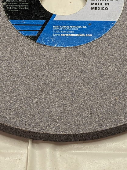 NORTON Surface Grinding Wheel: 8" x 1/2" x 1-1/4", 60 Grit 662530