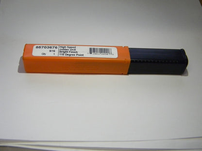 Hertel 9/16" 118° Point Bright Finish HSS Jobber Drill  QTY 2 85703676