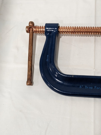 GIBRALTAR C-Clamp: 6" Max Opening, 4-1/8" Throat Depth, Regular-Duty C