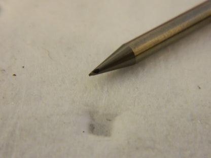 ACCUPRO Square End Mills qty5 0.015" Dia, 0.045" LOC 2 Fl Solid Carbide 12462298