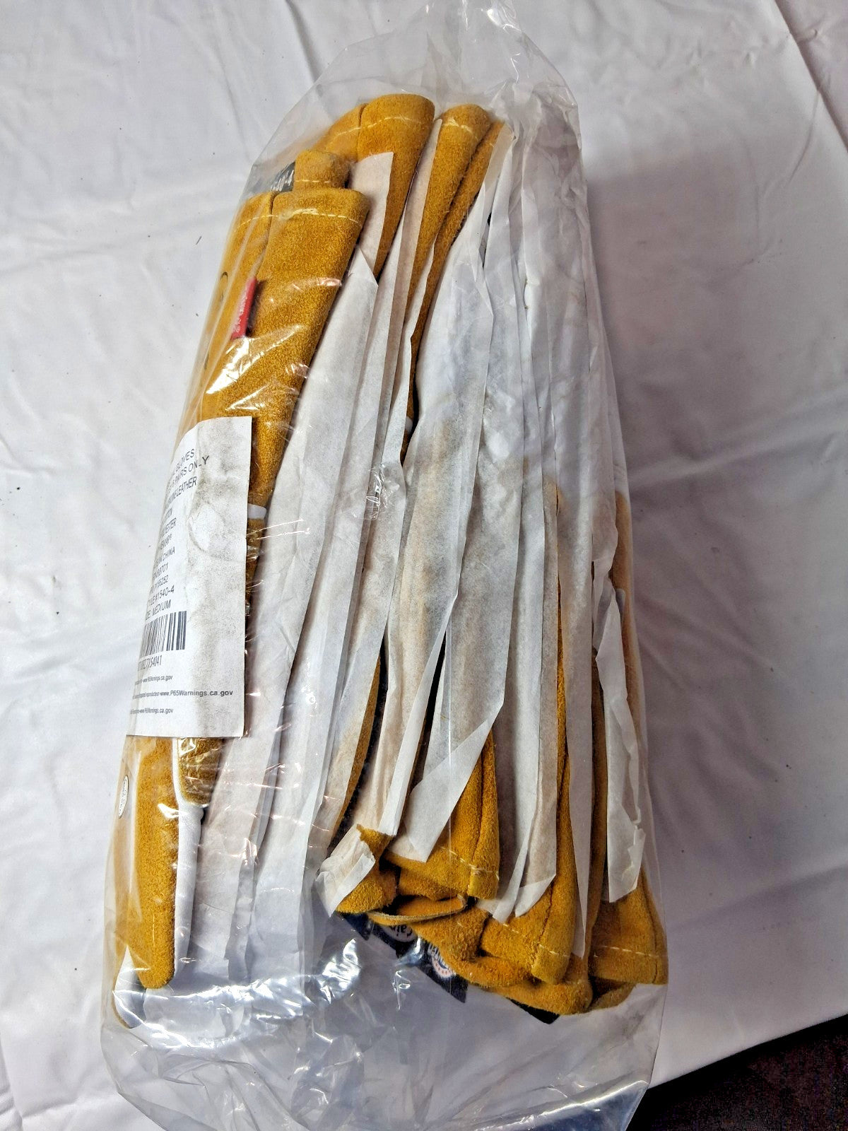 PIP Welding Gloves QTY6 Size M Goatskin Leather & Split Cowhide Leather 1540-4
