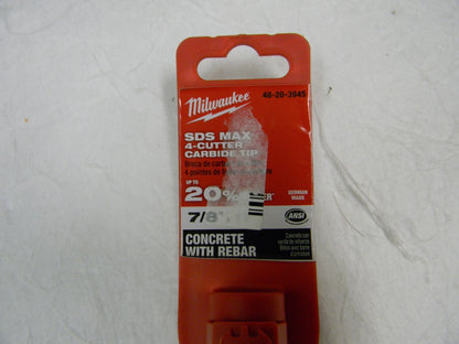 Milwaukee Tool Rotary Drill/Hammer Drill Bit size 7/8" 48-20-3945