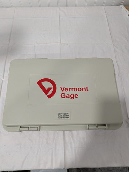Vermont Gage 190 Pc Class ZZ Plug Gage Set: 0.061 to 0.25" Range 901100400