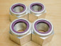 4 Steel Hex Lock Nuts Cadmium Clear -Plated RH 1-3/8" - 6 UNC Grade 8 67453688