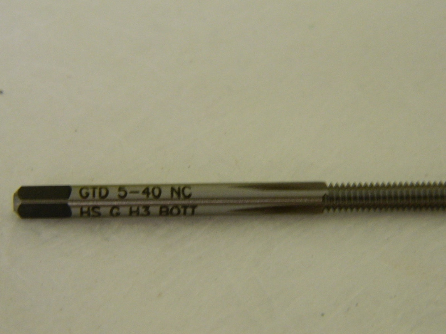 Widia GTD Thread Forming Tap 5-40 HS G H3 4FL Bottoming HSS-E QTY 5 17218