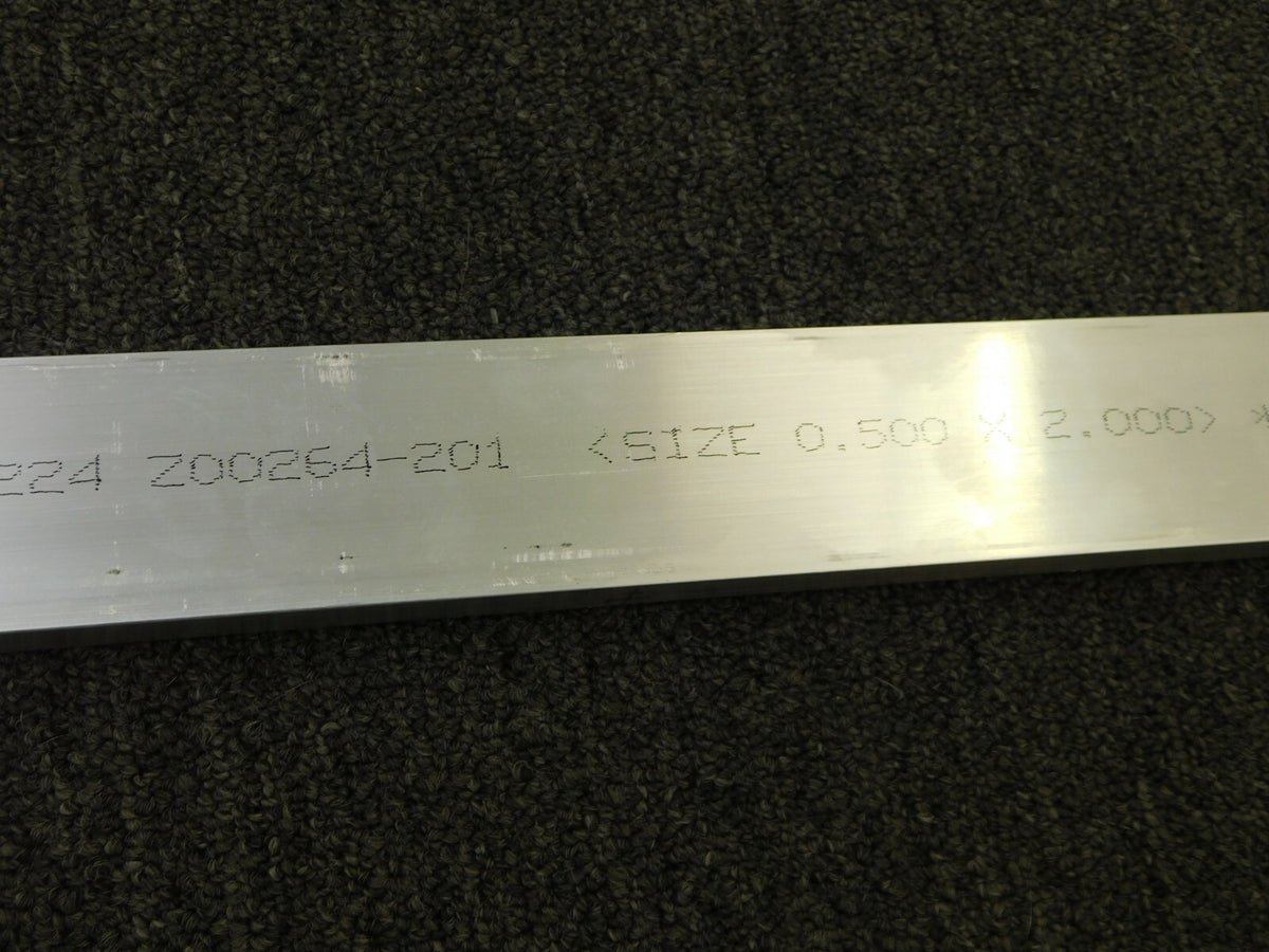 Kaiser Aluminum 72" x 2" x .5" 6061-T6511