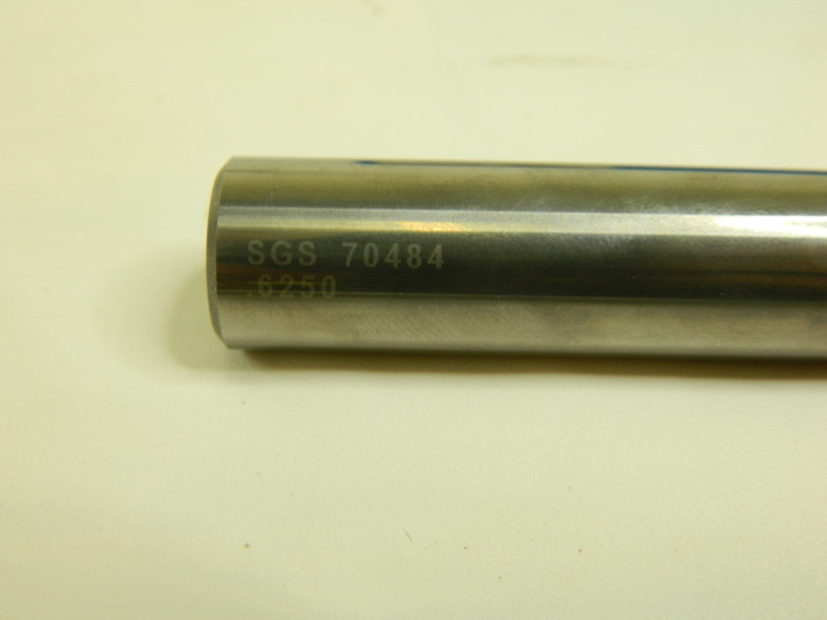 SGS SC Sq End Mill 5/8" Dia, 2-1/4" LOC 5" OAL, 4 FL 5/8'&ap