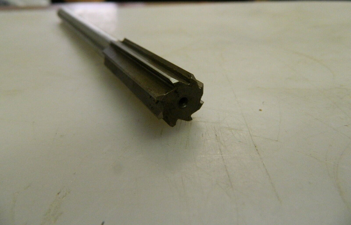 Interstate Chucking Reamer 0.601" 6 Flute 2" Flute Length 8" OAL HSS 74729633