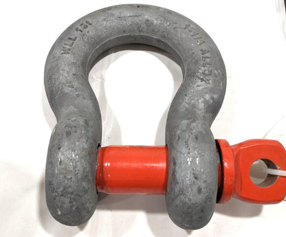 CAMPBELL  1-1/4" Anchor Shackle Galvanized Alloy Steel  18-Ton WLL  5412095