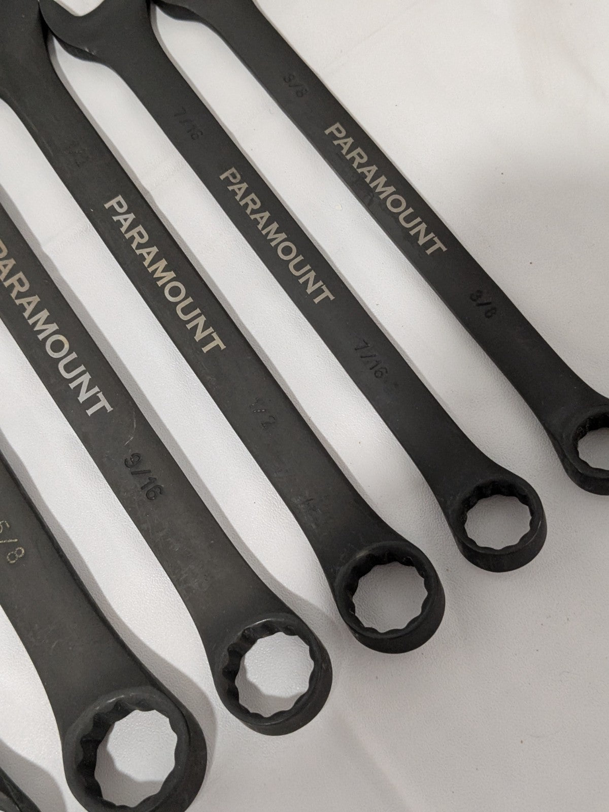 PARAMOUNT Combination Wrench Set: 13 Pc, 3/8 in - 1-1/4" 022-14SSET INCOMPLETE