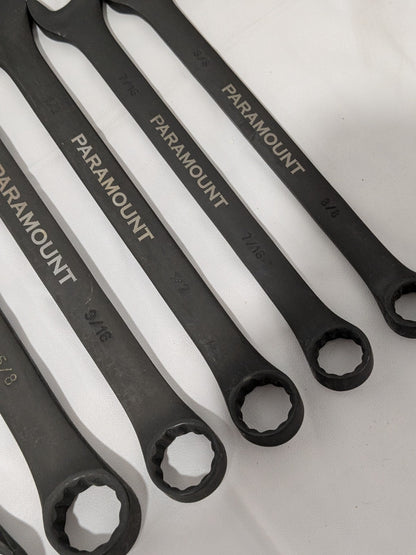 PARAMOUNT Combination Wrench Set: 13 Pc, 3/8 in - 1-1/4" 022-14SSET INCOMPLETE
