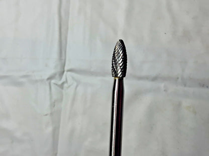 Professional Flame Double Cut Abrasive Burr SH-2L, 5/16" Cut Dia 73241853