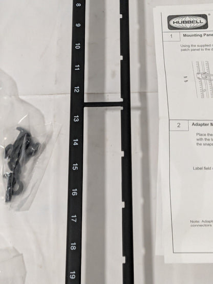 Hubbell Udx-series Shielded Patch Panel 24 Port 1 Rack Units 1.75in. H HPJ24