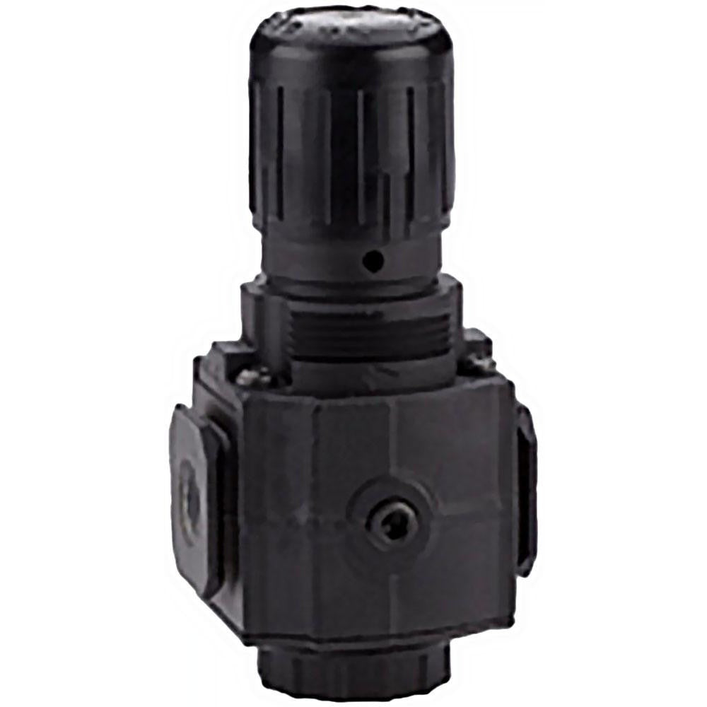 Norgren Compressed Air Regulator: 1/2" NPTF, 300 Max psi,  R73G-4AK-RMN