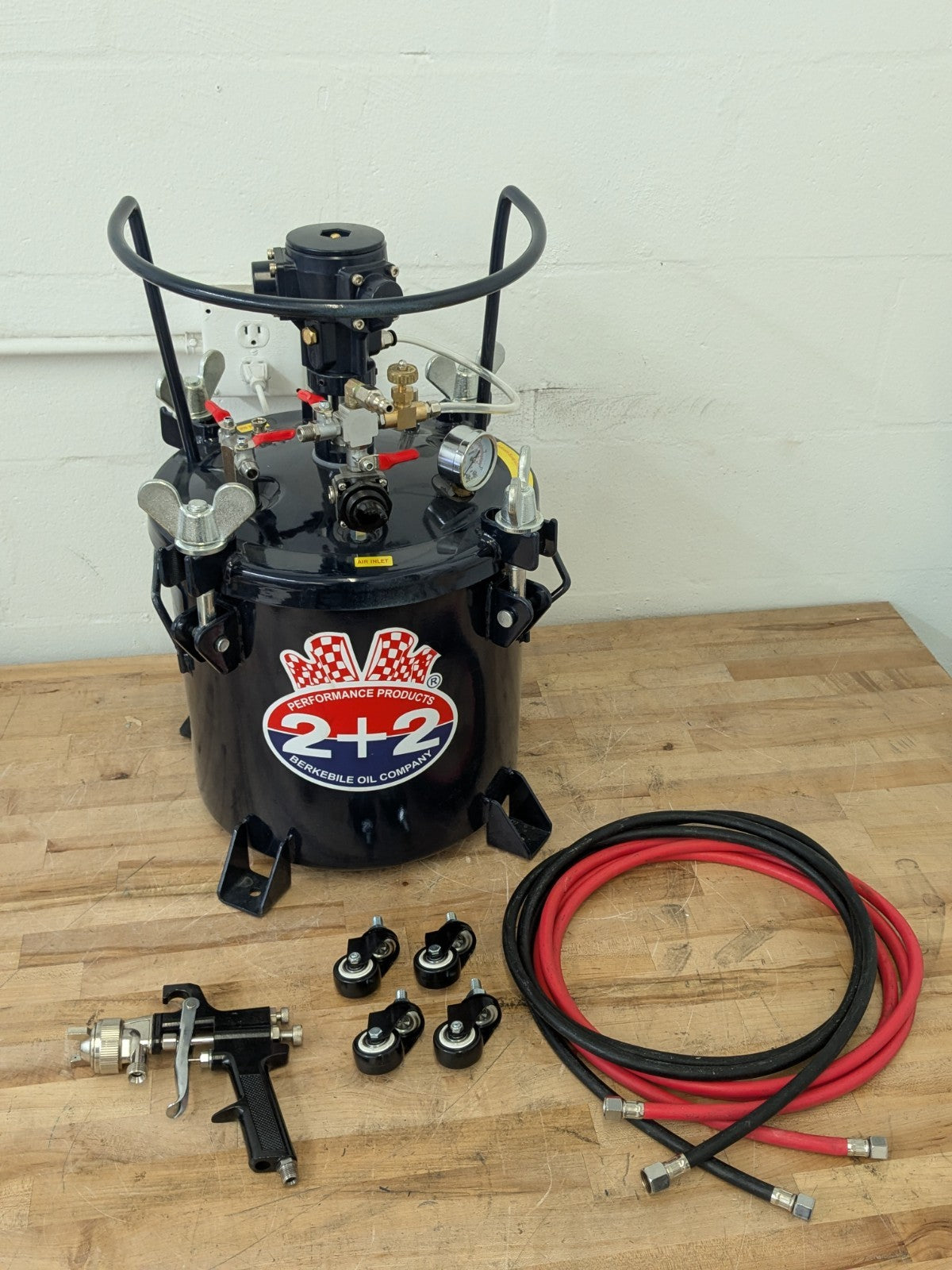 Berkebile Pressure Pot System 5 Gal Tank 90 PSI Max BPFC-PROSYS5 Scratch N Dent