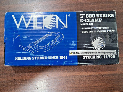 Willton Regular-Duty Forged Steel Body C-Clamp 14728