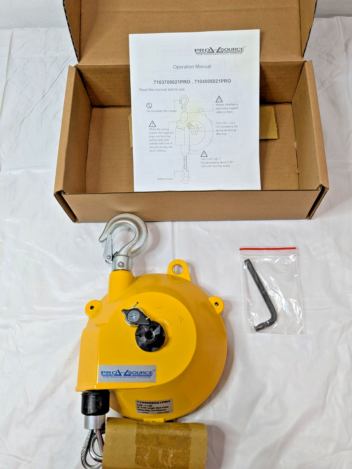 PRO-SOURCE Heavy Duty Tool Balancer Steel 6-3/5" - 11 Lbs 7104005021PRO