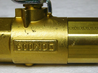 Parker Brass Ball Valve 3/4 x 3/4 FNPT/FNPT StrThread O-Ring Port XV506P-12
