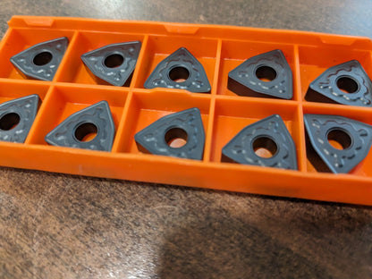 HERTEL Turning Insert: WNMG 433L12 HC140T, Solid Carbide 1002253