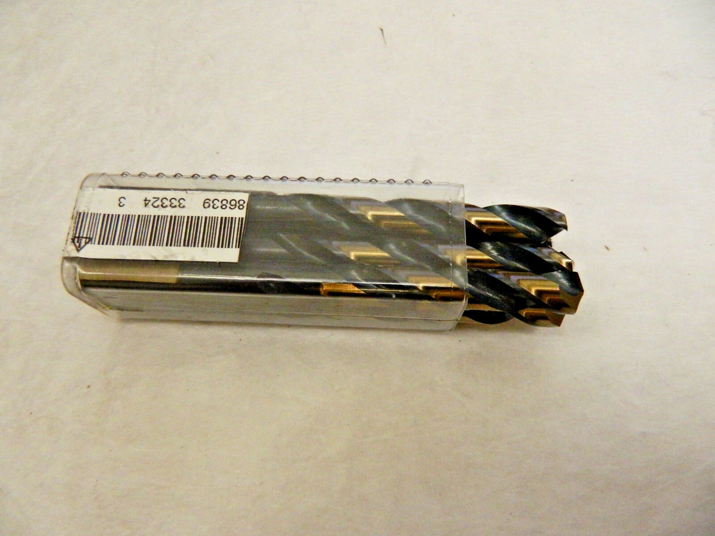 TRIUMPH TWIST DRILL Mechanics Drill Bits 3/8" Dia HSS Split Point QTY 6 033324