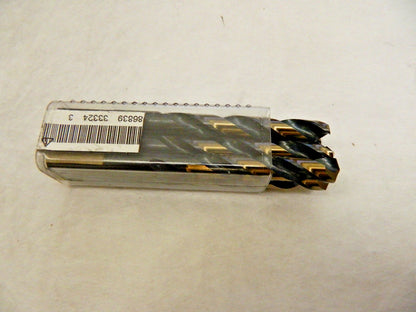 TRIUMPH TWIST DRILL Mechanics Drill Bits 3/8" Dia HSS Split Point QTY 6 033324