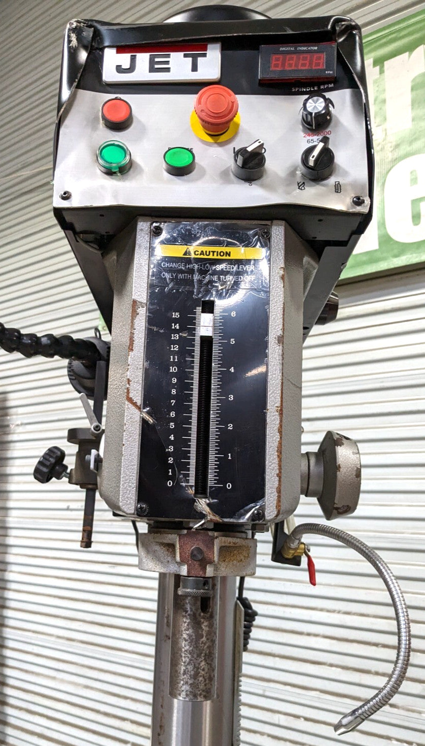 JET  20" Drill & Tap Press JDP-20EVST-230  3MT, 230V 1PH  354225 Scratch & Dent