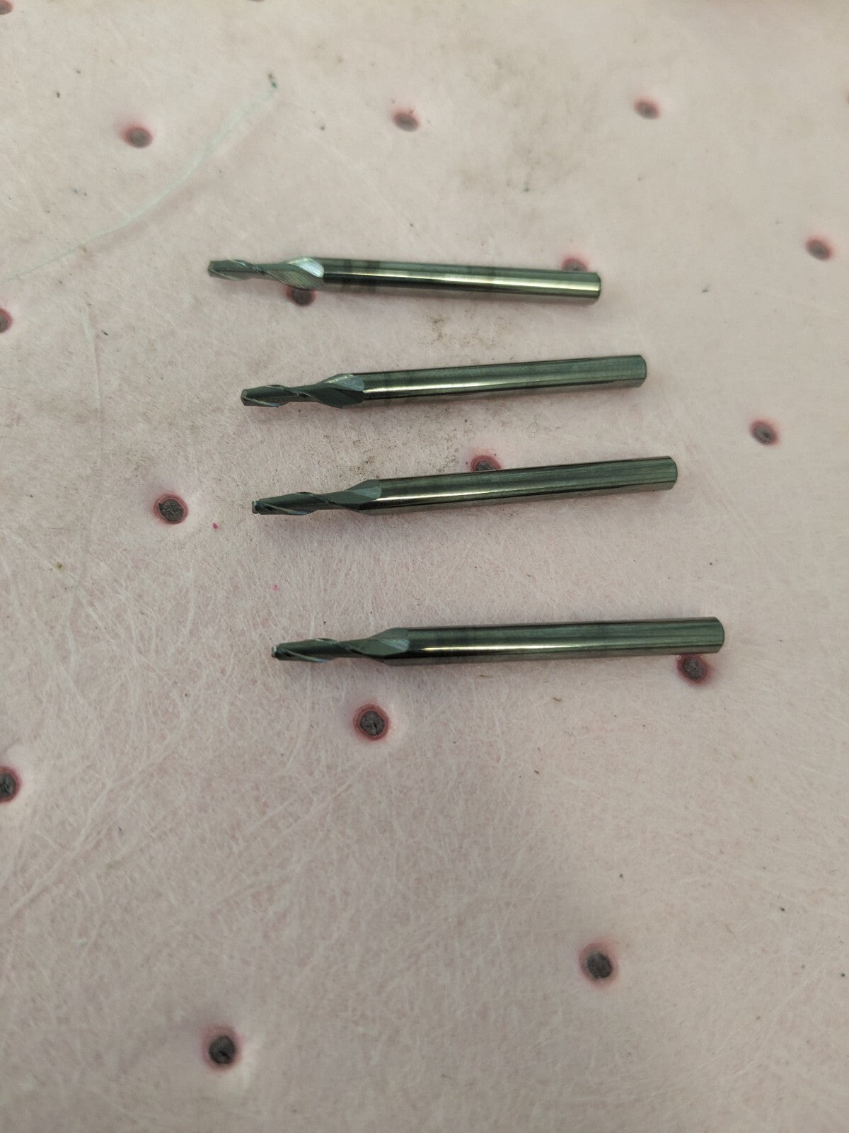 ACCUPRO Corner Radius End Mill: 0.0938 Dia 2 Fl 4pk Solid Carbide 14796210