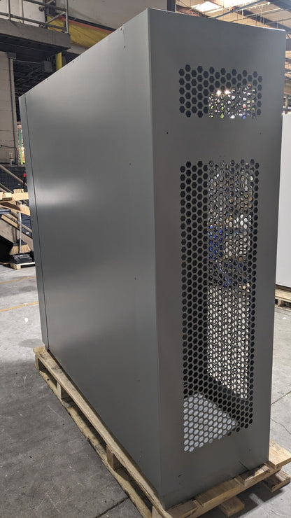 Strong Hold 66-3H-24-1T-L Industrial Storage Locker 14-Ga. Steel 75 x 72 x 24