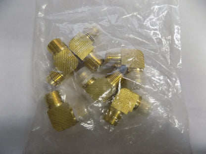 Legris Flare Male Elbow 3/8" OD X 3/8" NPTF 45°  QTY 6   3113 60 18