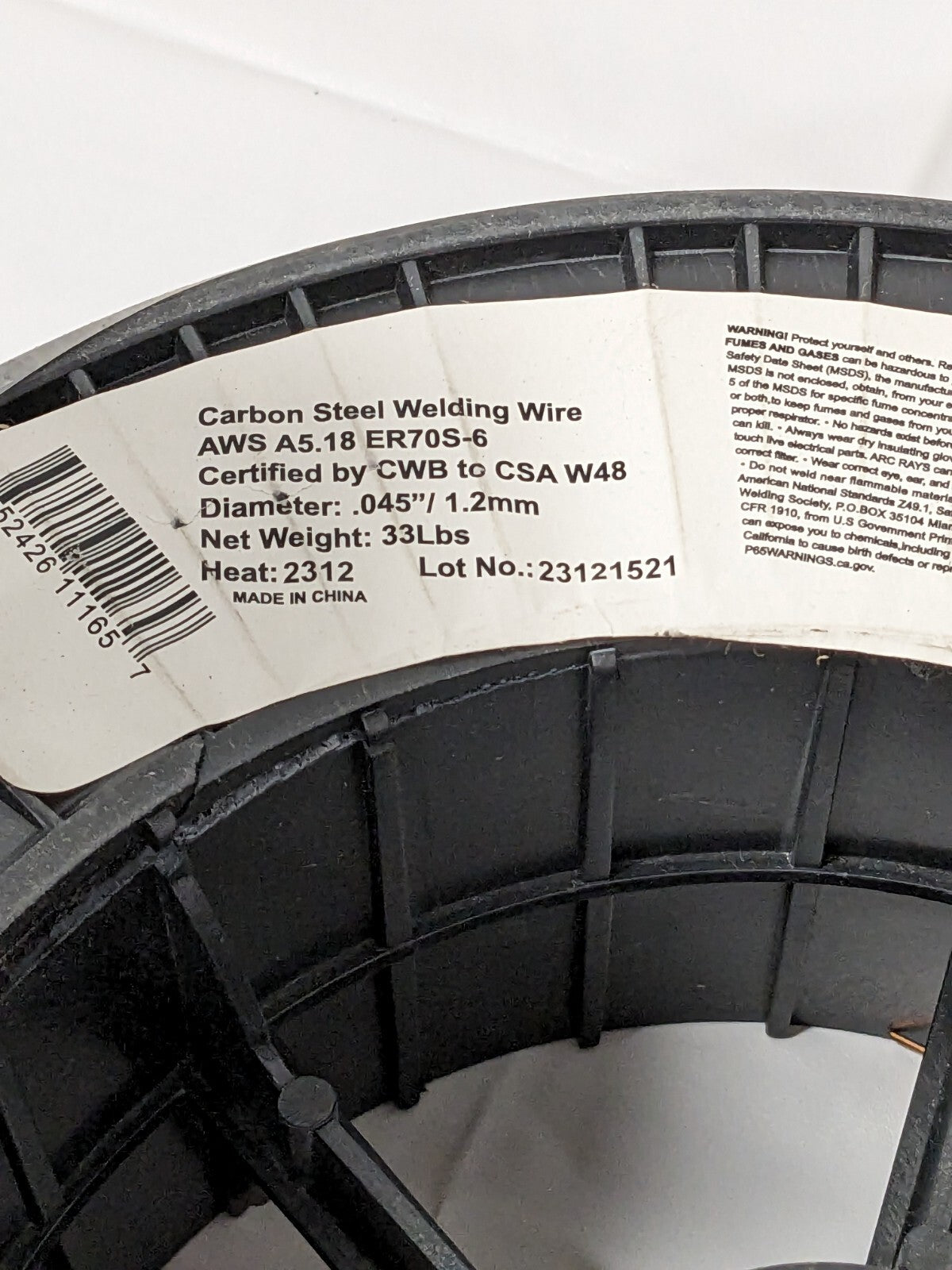 WELDER'S CHOICE MIG Welding Wire: ER70S-6, 0.0450" Dia 33 LB 59803031