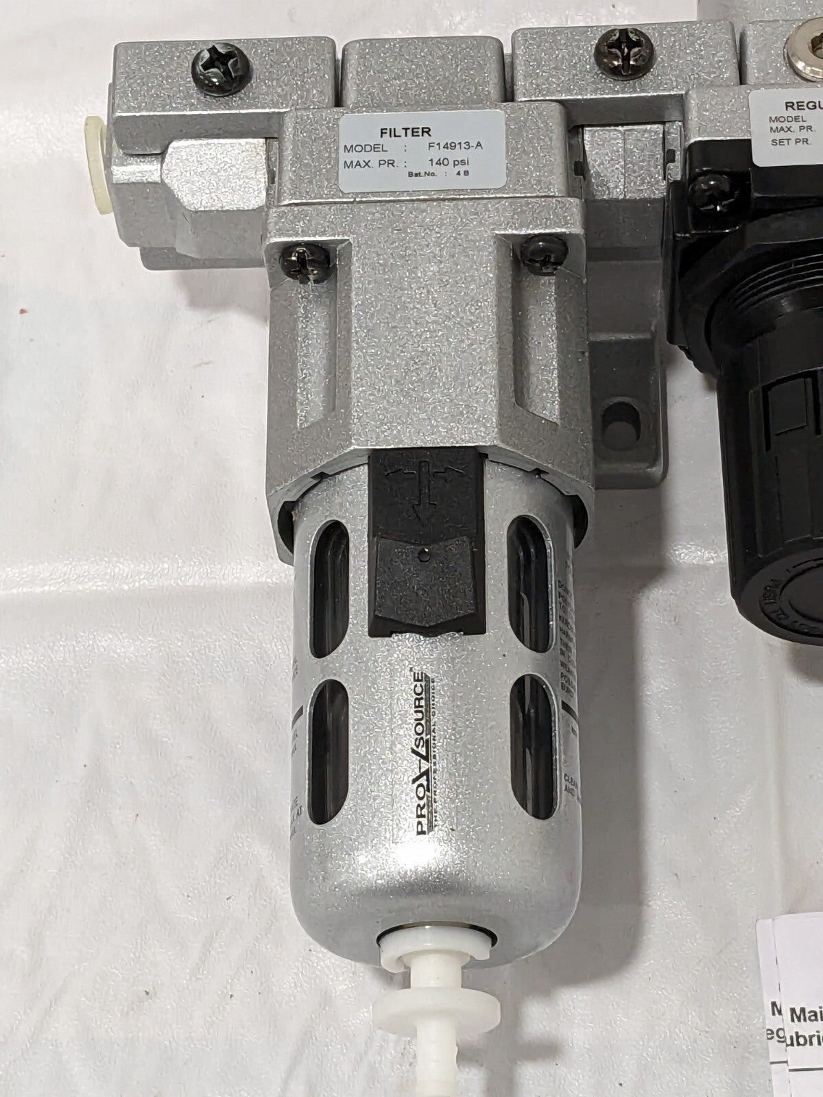 PRO-SOURCE 3 Pc. FRL Combination Unit: 1/4 NPT, Intermediate 1630002550PRO