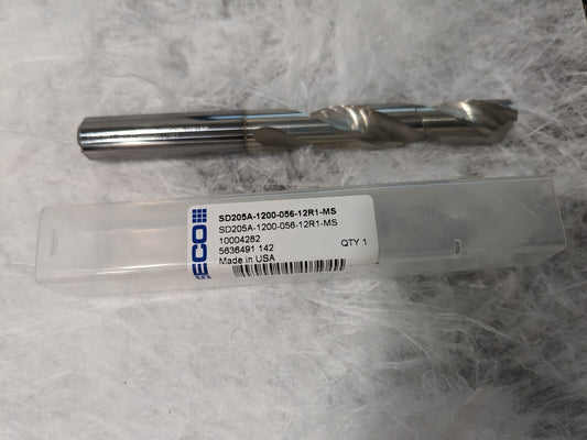 SECO Jobber Drill: 12.00 mm Dia, 140 deg Point, Solid Carbide 10004282