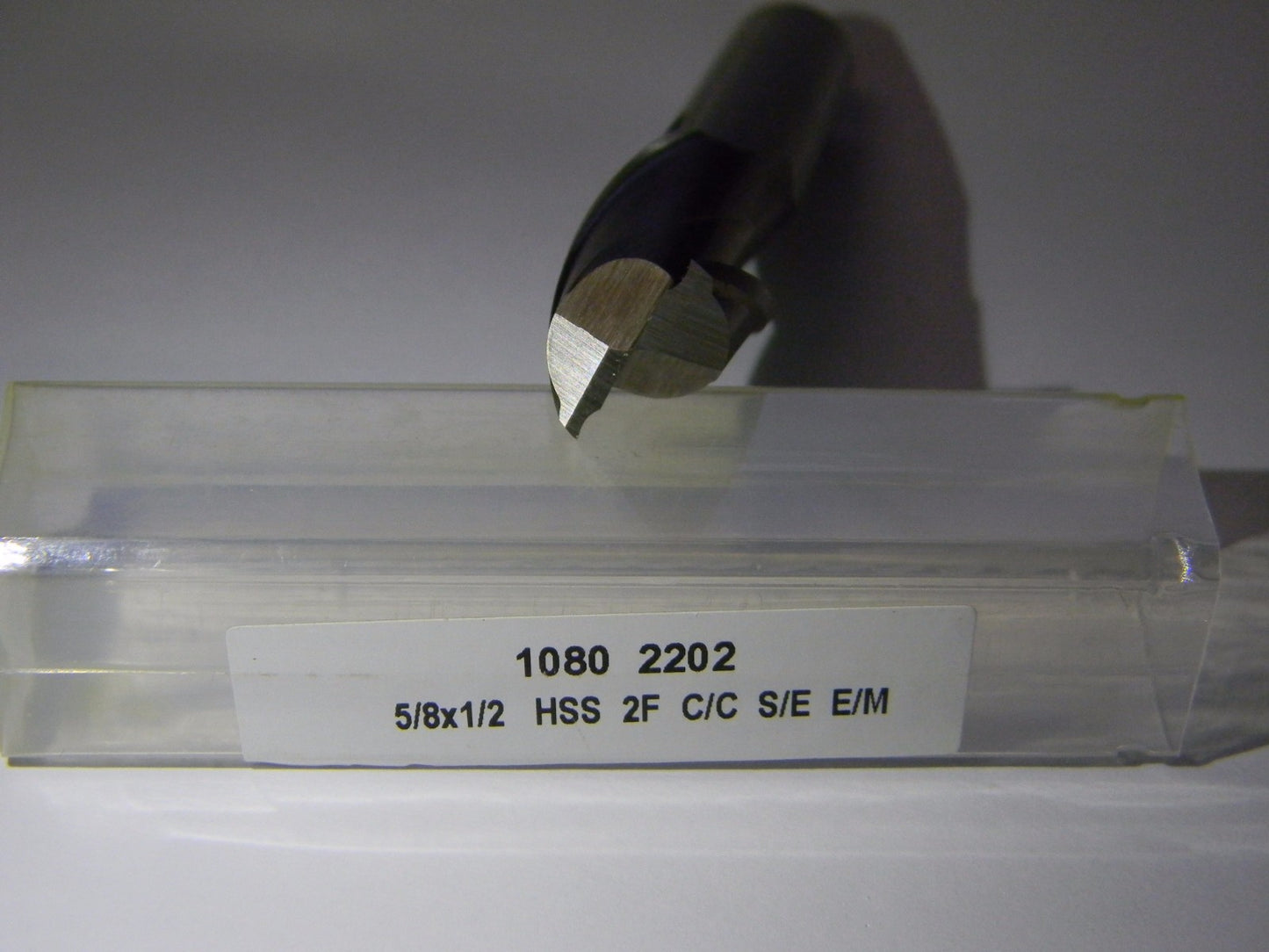 Interstate 1-1/8" LOC 1/2" SD  3-1/8" OAL 2 Fl HSS SRQ End Mill QTY 2  10802202