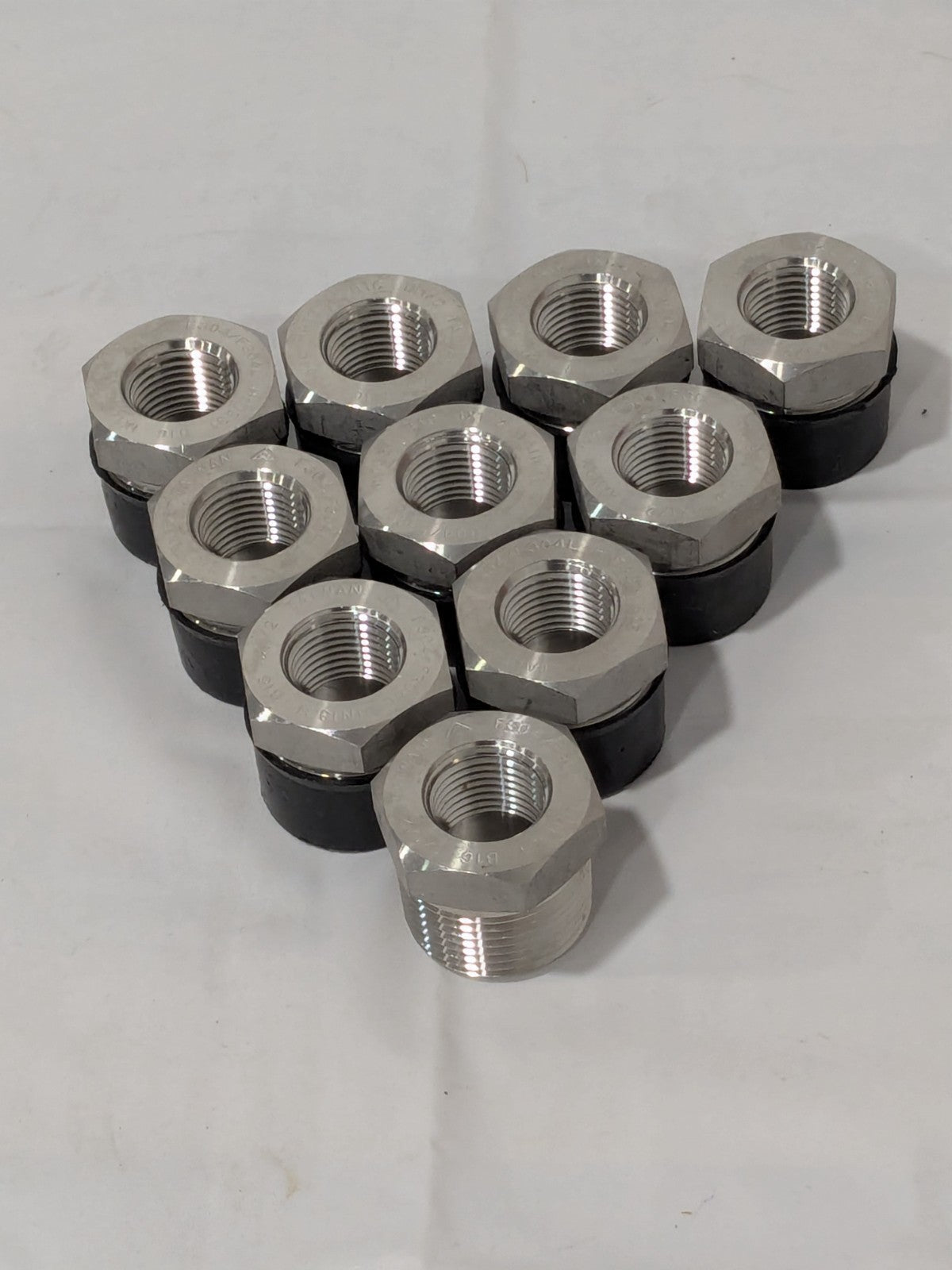Merit Brass Pipe Bushing: 1 x 1/2", 304 & 304L Stainless Pack of 10 3414D-1608