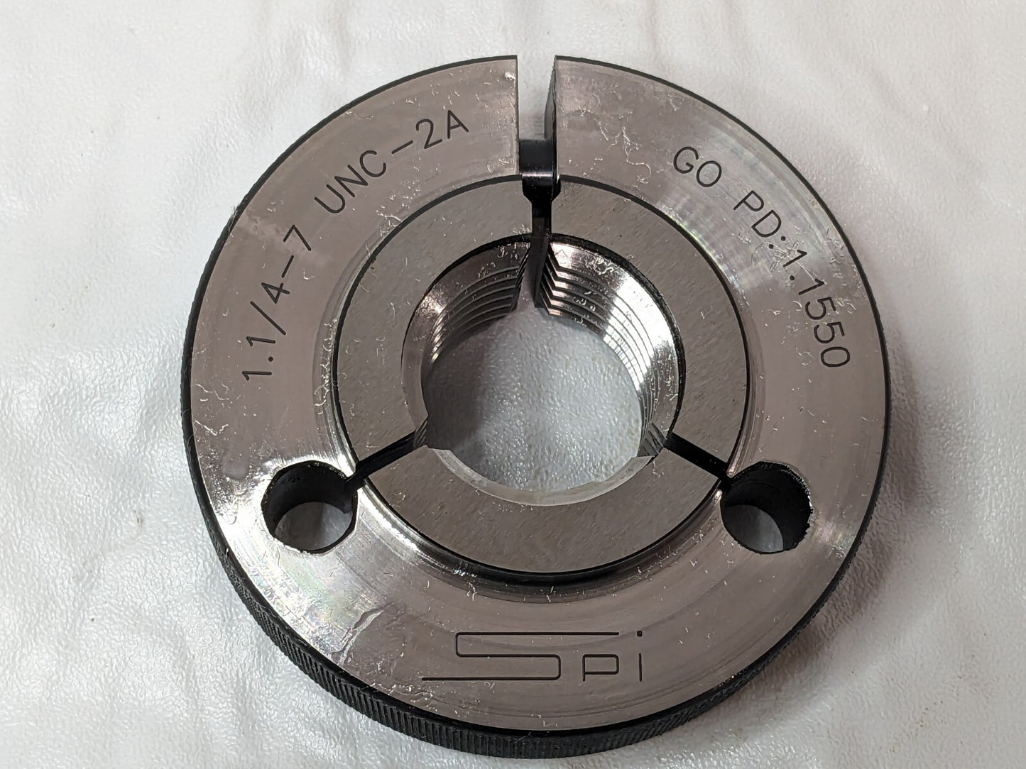 SPI Single Threaded Ring Gage 1-1/4-7 UNC-2A GO PD 1.1550 23-217-3