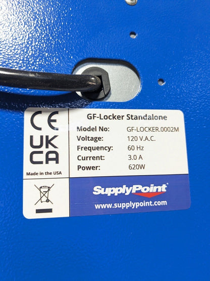 Supply Point LockerSense Clear Front Security Locker 79 x 43 x 20 USED NO KEYS